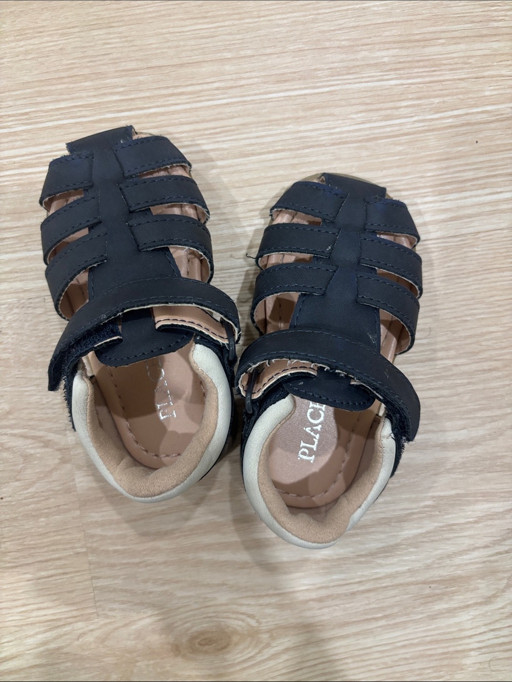 The Children's Place Black Strappy Fisherman Sandals